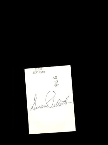 Duane Pillette potpisala je vintage 1950-ove originalne 3x4 fotografija Autograph St. Louis Browns