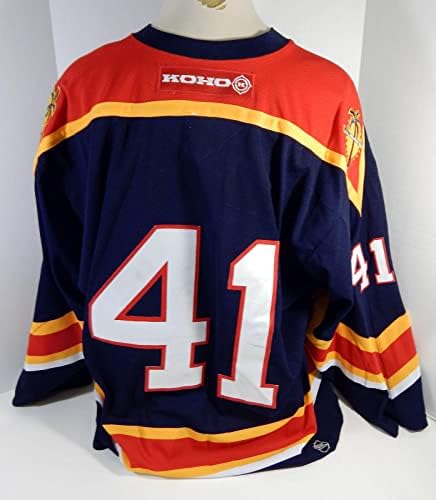 2000-01 Florida Panthers Andrej Podkoniky # 41 Igra Polovni dres Perwery Torbe - Igra polovna NHL dresovi