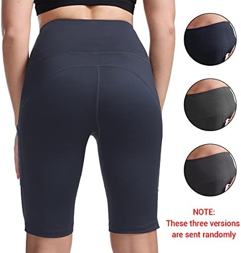 Tyuio visoke čekinske kratke hlače za žene za žene Tummy Control Workout trčanje biciklističke gaćice