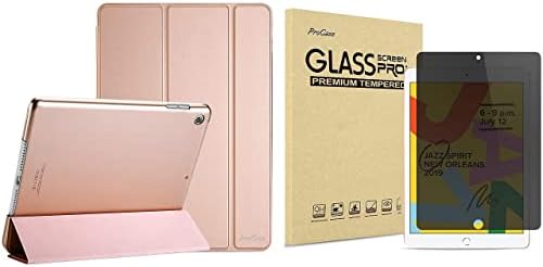 ProCase iPad 10.2 7th generacija 2019 Slim Stand Hard Case paket sa iPad 10.2 7th Gen 2019 Zaštita ekrana za privatnost