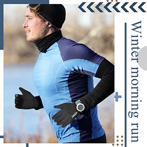 Bencailor 3 para zimske lagane rukavice za trčanje termo rukavice sa ekranom osetljivim na dodir rukavice za hladno vreme vodootporne