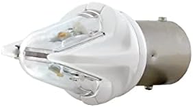 United Pacific 36932 dvostruka Osram LED sijalica velike snage 1157, svijetla 2 Vata, 250 lumena, dvostruki kontakt, Offset Pin-jantarna LED / prozirna sočiva-jedna sijalica