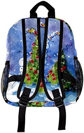 VBFOFBV putni ruksak, backpack laptop za žene muškarci, modni ruksak, snježna pahuljica zimska plava