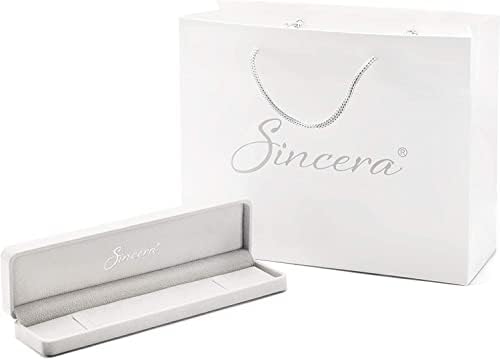 Sincera Poklon kutija sa papirnom vrećicom za privjeske naušnice prstenovi narukvice broševi kartonski sa logom