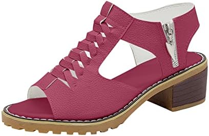 Ženske vintage otvorene nožne ploče sandale gumene gumene cipele sa visokim potpeticama, cipele modne cipele sa platformom
