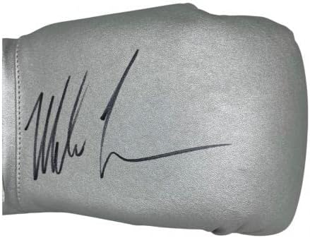 Mike Tyson Potpisano Pravo Srebrna Rukavica Cleto Reyes Mike Tyson Ekskluzivne Bokserske Rukavice Sa Hologramom Sa Autogramom