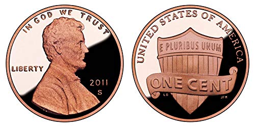 2011 s Lincoln Dooran Penny - Shield cent - Izuzetan novčić - GEM DCAM - US Mint