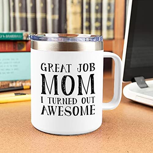 Pokloni za mamu-odličan posao mama ispostavilo sam super 12oz mama šolja za kafu-najbolji mama ikada pokloni, Funny majke dan rođendan