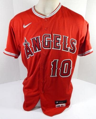 2022 Los Angeles Angels Juan Lagares # 10 Izdana igra Pos rabljeni crveni dres 46 DP6 - igra Polovni MLB dresovi