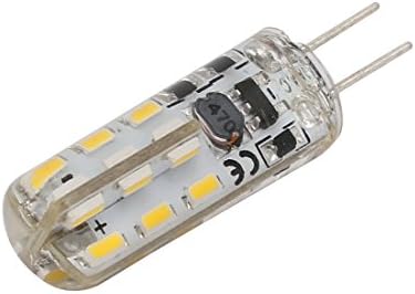 Aexit DC12V LED rasvjetna tijela i kontrole kukuruzna sijalica silikonska lampa G4 2 Terminal 24-LED toplo Bijela