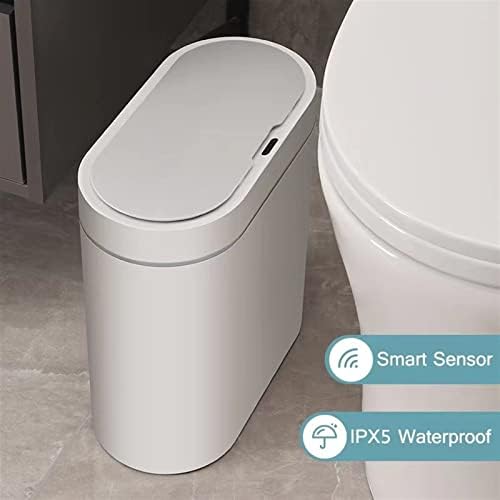 NUOPAIPLUS Smart Sensor kanta za smeće, 8L Smart Sensor kanta za smeće elektronska automatska Kuhinja Kupatilo Toalet spavaća soba vodootporna kanta za smeće uska šava kanta za odlaganje