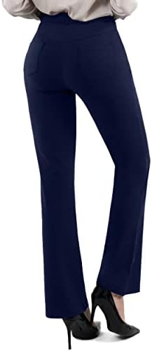 Hiverlay ženske haljine pantalone na rastezljivim bootcut labavom za posao Joga Business casual sa 5 džepova 29 / 31 / 33