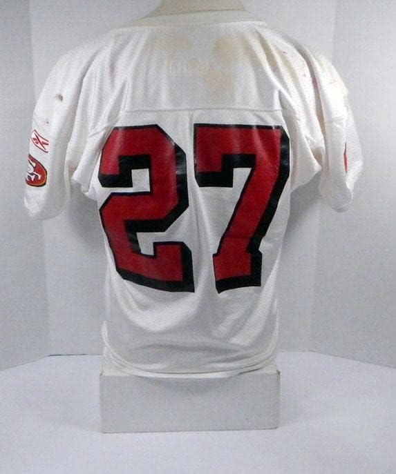 2004 San Francisco 49ers Joselio Hanson # 27 Igra Polovni dres bijele prakse 386 - nepotpisana NFL igra rabljeni dresovi