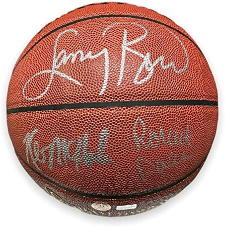 Larry Bird, Robert Parish & Kevin Mchale potpisali su autogramirani košarkaški nep - autogramirane košarkama