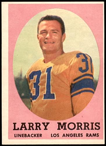 1958 TOPPS 50 Larry Morris Los Angeles Rams VG / Ex Rams Georgia Tech