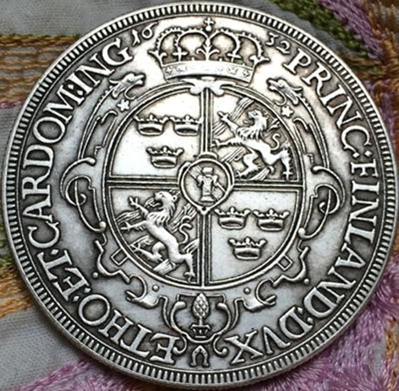 1632 njemački novčići bakar srebrni antikni srebrni dolar kovanica za rukotvorine može puhati