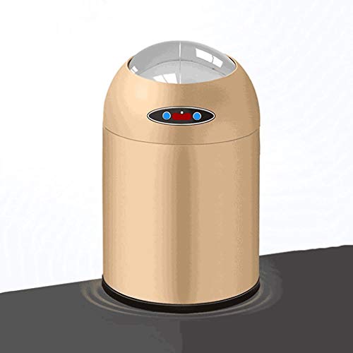 N / A punjiva kanta za smeće za domaćinstvo pametna indukcijska kanta za smeće okrugla metalna kanta za smeće bez dodira sa dvosmjernom