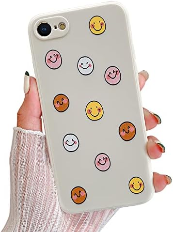 Rogsgic Smiley Smile FAFF futrola za iPhone SE 2020/8/7 za djevojke Slatka futrola za telefon Slim Mekani silikonski zaštitni poklopac za iPhone SE 20/7/8 4.7 ''