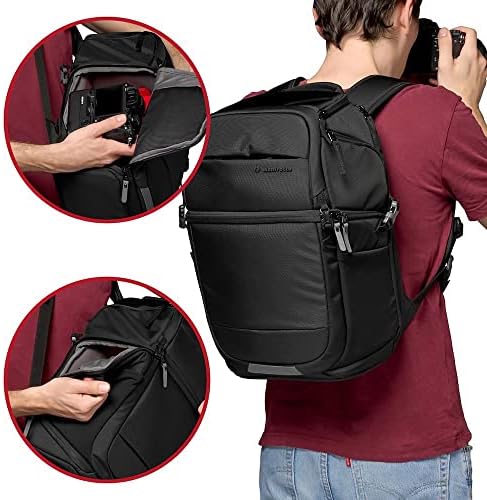 Manfrotto Advanced Fast III profesionalni ruksak za fotoaparat za refleks / ogledalo bez leća i laptopa, sa izmjenjivim podstavljenim