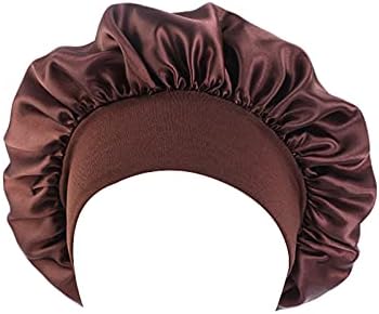 MOMFEI Čvrsta kosa kapa za kosu za žensko spavanje hemoterapija sa saten široko-obrubljene kapa za šešir bejzbol kape SR2 šešir