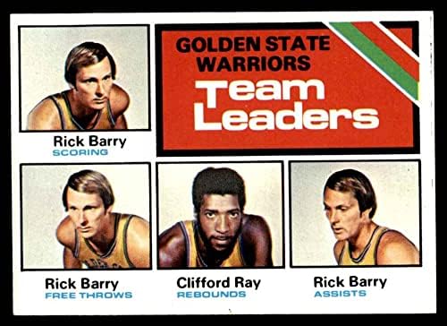 1975. 122 Vođe ratnika Clifford Ray / Rick Barry Golden State Warriors Ex / Mt Warriors