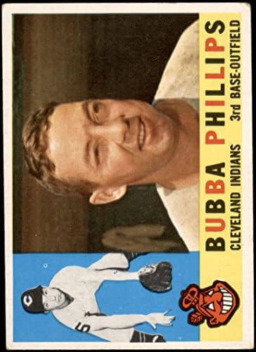 1960. gornje karte # 243 Bubba Phillips Cleveland Indijanci Dean's Cards 2 - Dobri Indijanci