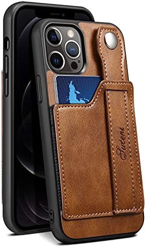 iPhone 12 Case Wallet, iPhone 12 Pro torbica za novčanik sa držačem kartice, SINIANL kožna torbica za kartice sa štitnikom za ekran,
