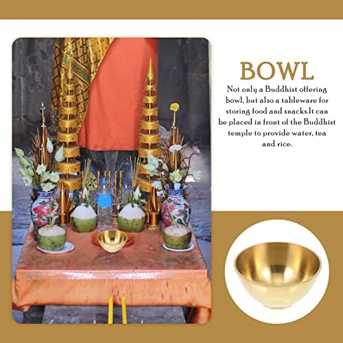 Beavorty Trinket Tray Yoga Stuff Tibetan Budistička voda Ponude posude Bakar Holy Water Bowl Yoga Meditacija Bowl Buda Worship pribor