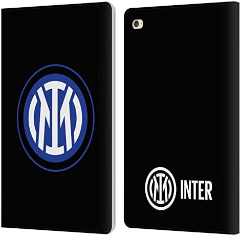 Dizajni za glavu Consecks službeno licencirani Inter Milano Logo na crnom značku kožnu knjigu Novčani poklopac poklopca Kompatibilan