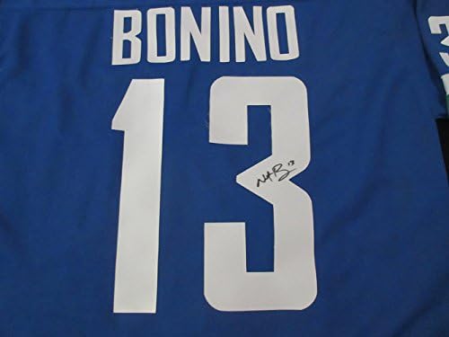 Nick Bonino Autographiped Vancouver Canucks Jersey W / Dook, na slici Nick potpisivanja za nas, Vancouver Canucks, Anaheim Ducks,