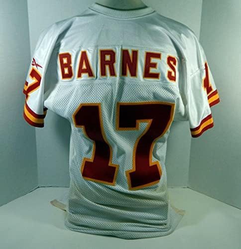 1998 Kansas Chiefs Pat Barnes 17 Igra Izdana bijeli dres 44 DP15599 - Neintred NFL igra Rabljeni dresovi