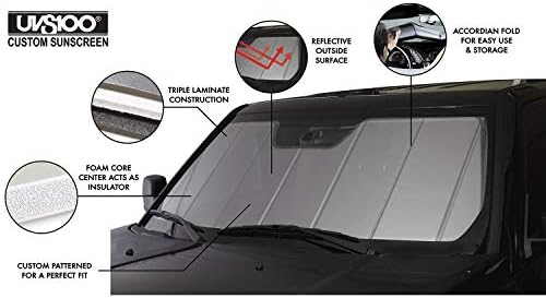 Pokrivač UVS100 Custom Suncscreen | UV11546SV | Kompatibilan sa odabranim Honda Accord modelima, srebrnom