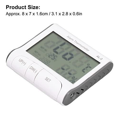 Digitalni termometar Higrometar ℃ / ℉ Visoka automatsko upravljanje automatskim alarmima za digitalno skladištenje sa LCD ekranom,
