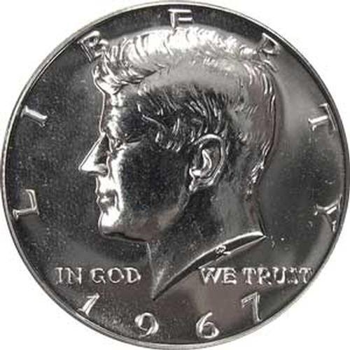 1967. Kennedy SMS Specijalna metvica Set 40% srebrne polovine - 1/2 sjajno neobično