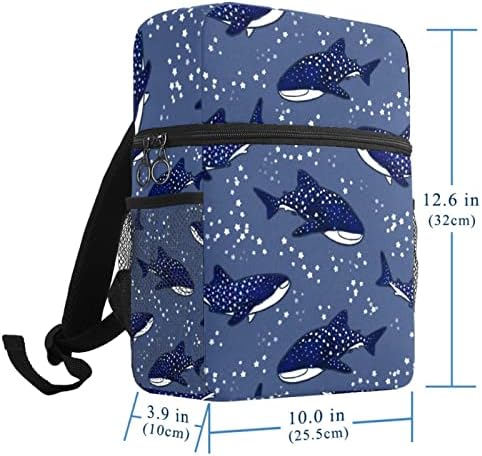 VBFOFBV putni ruksak, backpack laptop za žene muškarci, modni ruksak, kitov mornarički plavi ocean