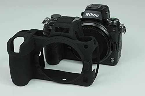 Silikonski gel futrola za Nikon Z7ii zaštitna gumena meka torba za kameru Crna