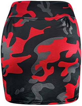 Aktivni skirtski atletički vještački suknji za žene uofoco ženska suknja od kamuflage trčanje golf vježba