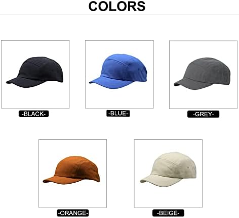 5 ploča kratka bejzbol kapa za žene i muškarce Čvrsti jednoslojni pamučni pamučni kapice Podesivi kaputi šešir za sunčanje Q2102