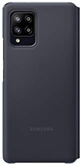 Samsung Galaxy A42 5G s view Navlaka za novčanik, pametni senzor, skriveni džepovi, potpuna zaštita, elegantan dizajn, Crna