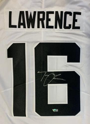 Trevor Lawrence autografirani Jaguars potpisan Nike Limited White Jersey Fanatics - autogramirani NFL dresovi