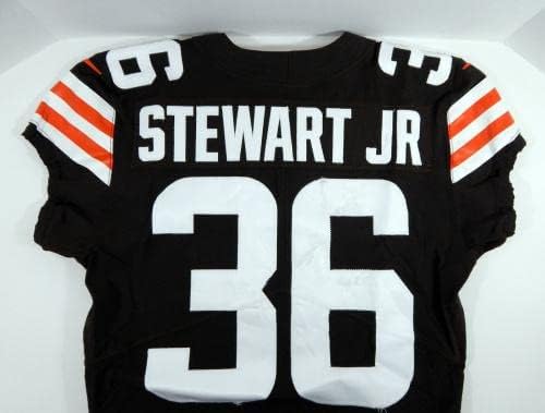2020 Cleveland Browns MJ Stewart JR 36 Igra Polovni BROWN Jersey 42 DP23418 - Neincign NFL igra rabljeni dresovi