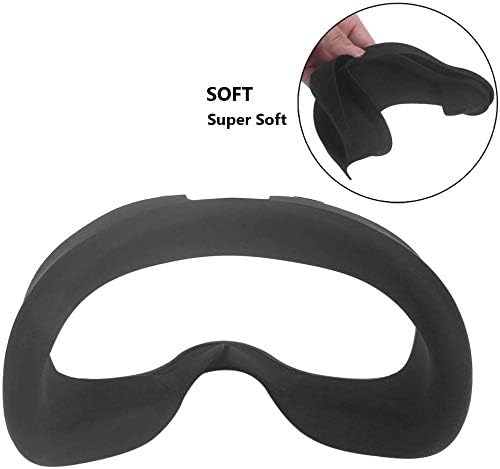 Masiken maska ​​za lice za oculus Quest 1, profesionalni silikonski pokrov za lice, znoj za lice za lice bez rukava