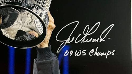 Joe Girardi potpisan 09 W.S. Champs 11x14 JSA NN58594 - AUTOGREMENT MLB Photos