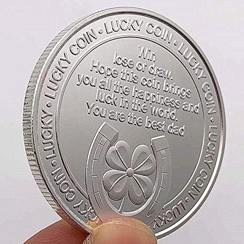 CryptoTurrency Russia Otac dan srebrne četverolozničke djeteline Komemorativni novčići za novčiću sa zaštitnim poklopcem novčića