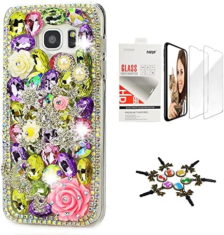STENES Sparkle Case kompatibilan sa Samsung Galaxy A42 5G Case - moderan - 3D ručno rađeni Bling Pretty Girls Kip Rose Flowers dizajn