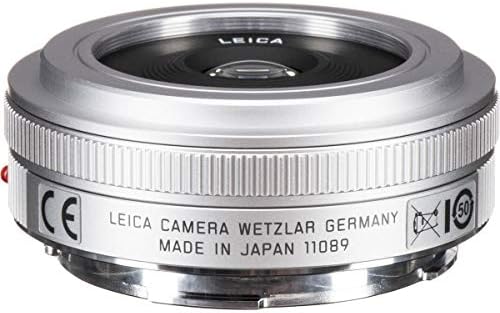 Leica Elmarit-TL 18mm F/2.8 Asferično sočivo za palačinke za APS-C-Format l-Mount kamere bez ogledala, srebro