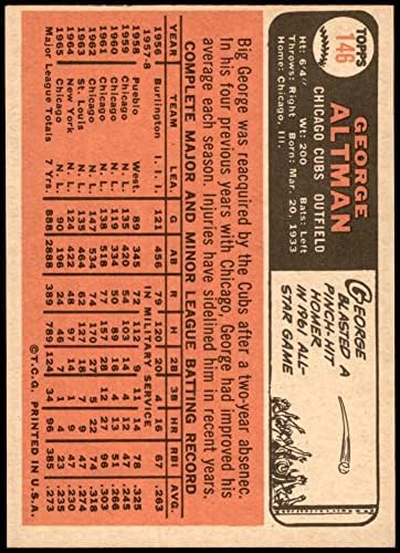 1966. TOPPS 146 George Altman Chicago Cubs Nm / MT MUBI