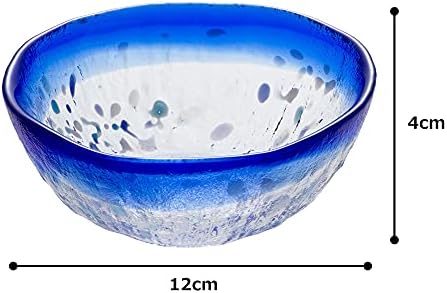MIZUSAKI STAKLO MKG-112302 Srednja zdjela, cca. 4,7 inča, veličina: 2302, izrađena u Japanu