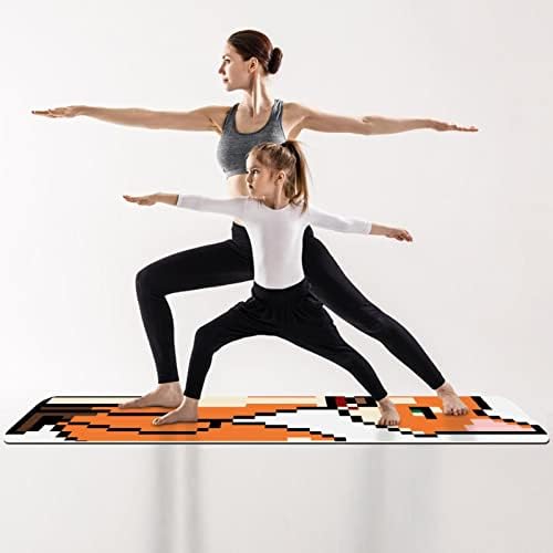 6mm ekstra debela prostirka za jogu, Fox Sit Print Eco-Friendly TPE prostirke za vježbanje Pilates Mat sa za jogu, trening, osnovnu