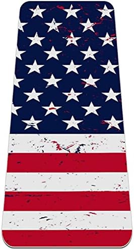 Siebzeh Grunge američka zastava Retro USA Premium Thick Yoga Mat Eco Friendly Rubber Health & amp; fitnes Non Slip Mat za sve vrste
